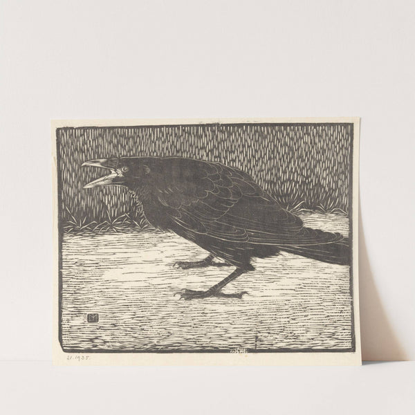 Schreeuwende kraai (1918) by Jan Mankes