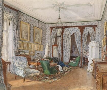 Schreibzimmer Schloss Vukovar (1866)