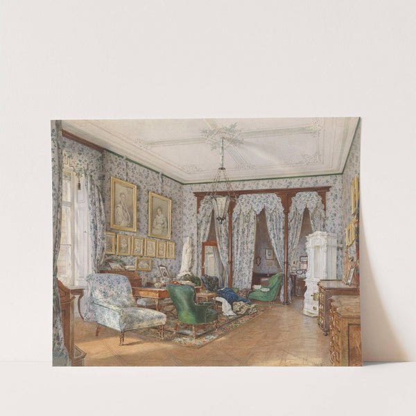 Schreibzimmer Schloss Vukovar (1866) by Franz Alt