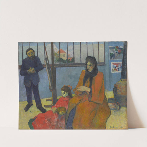 Schuffenecker’s Studio (1889) by Paul Gauguin