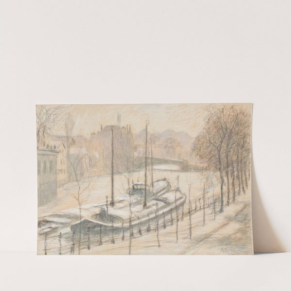 Schuiten onder de sneeuw by Anna De Weert