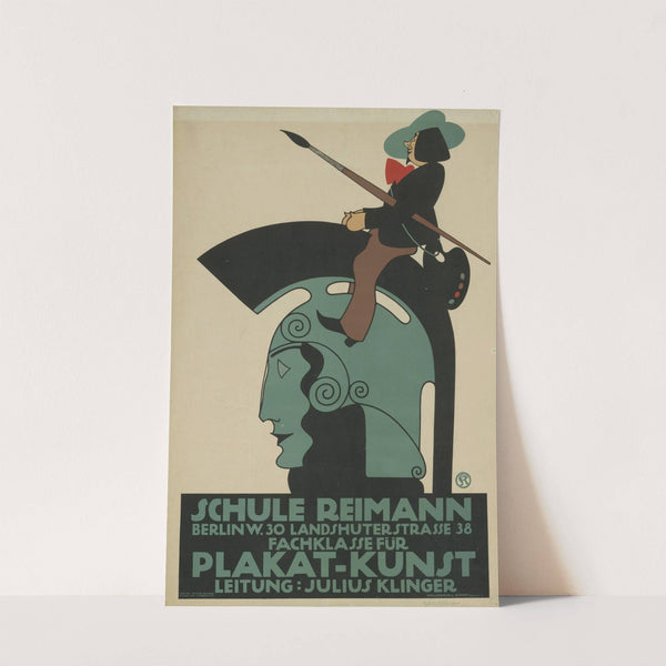 Schule Reimann. Fachklasse für Plakat-Kunst (1911) by Julius Klinger
