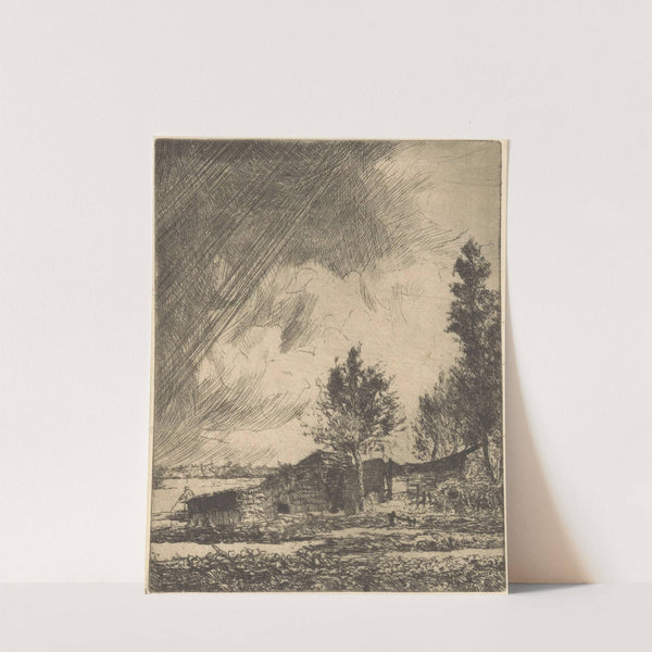 Schuren in de Binckhorst in Den Haag (1888-1934) by Willem Adrianus Grondhout