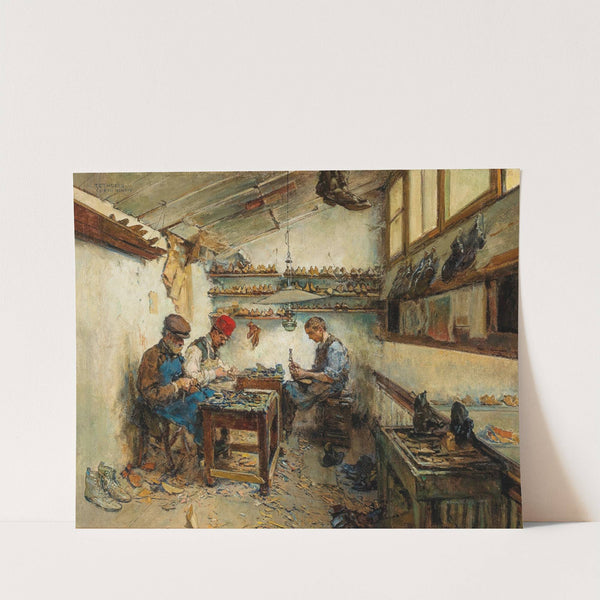 Schusterwerkstatt by Theodor Josef Ethofer