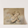 Schutzengel in Wolken für Louise Seidler by Marie Ellenrieder