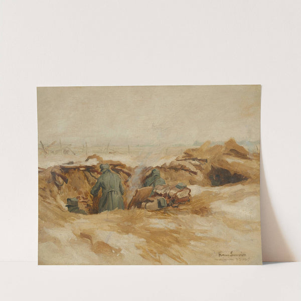 Schützengraben (1915) by Hans Larwin