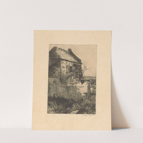 Schuur in Voorburg (1888-1934) by Willem Adrianus Grondhout