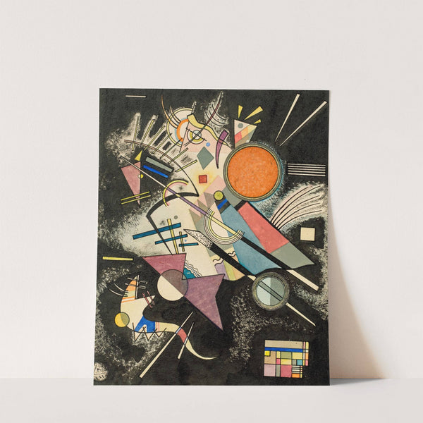 Schwarze Begleitung (1923) by Wassily Kandinsky