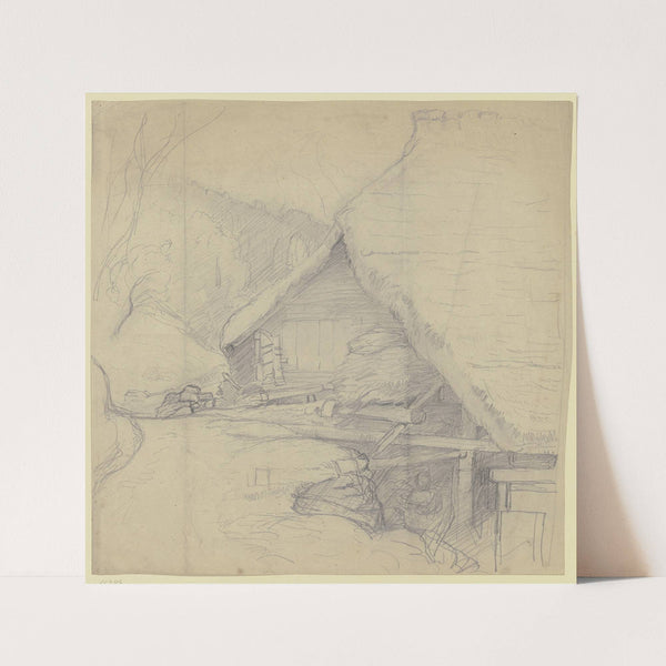 Schwarzwaldhof, Einfahrt zur Tenne by Otto Scholderer