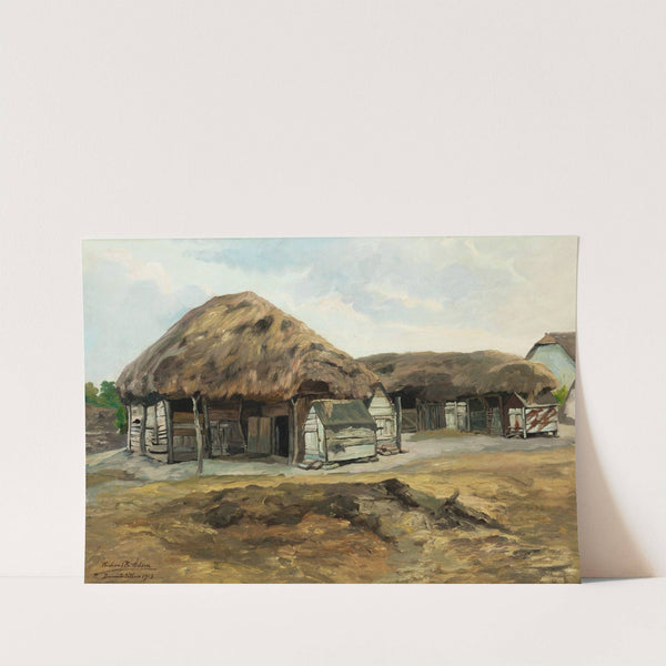 Schweinestall in Dunatetétlen (1913) by Richard Benno Adam