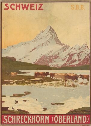 Schweiz Schreckhorn (Oberland) (1904)