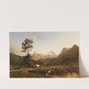 Schweizer Alpenlandschaft by Karl Girardet