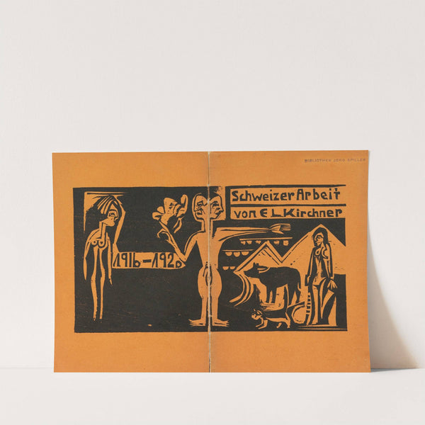 Schweizer Arbeit von E. L. Kirchner (1921) by Ernst Ludwig Kirchner