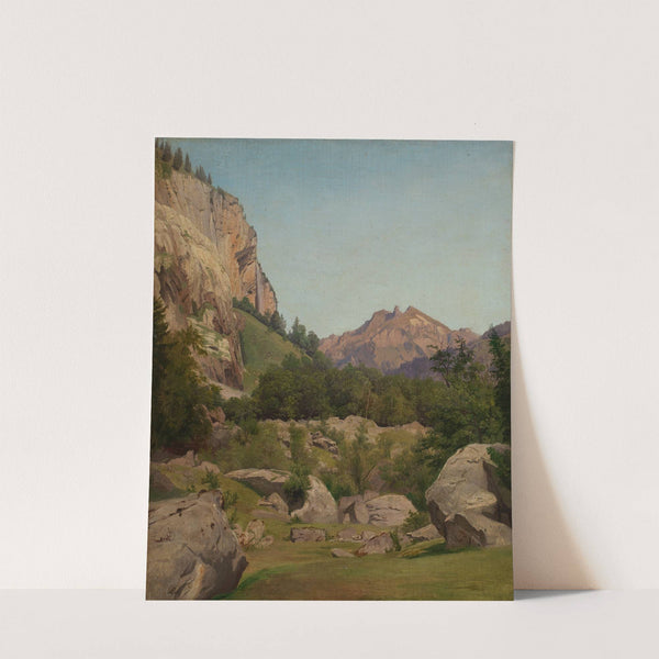 Schweizer Gebirgslandschaft by Johann Wilhelm Schirmer