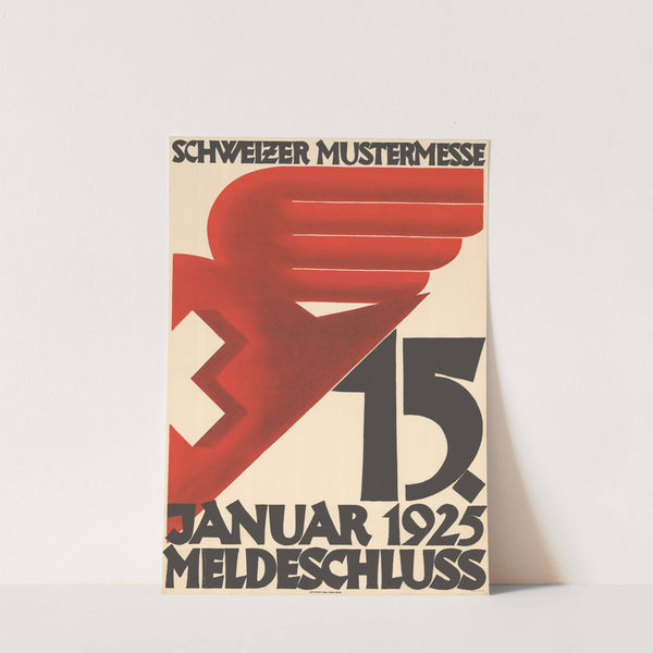 Schweizer Mustermesse, 15. Januar 1925 Meldeschluss by Robert Stöcklin