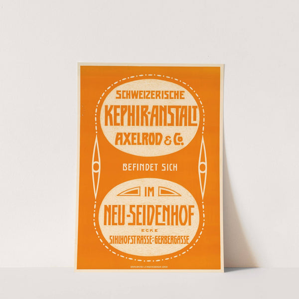 Schweizerische Kephir-Anstalt Axelrod & Co. (1905) by J. E. Wolfensberger