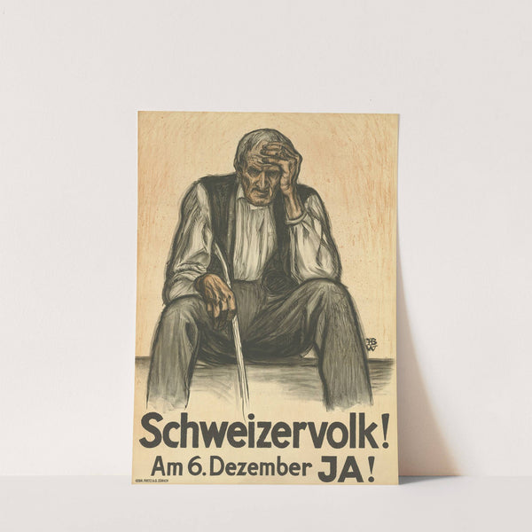 Schweizervolk! Am 6. Dezember Ja! (1931) by Hans Beat Wieland