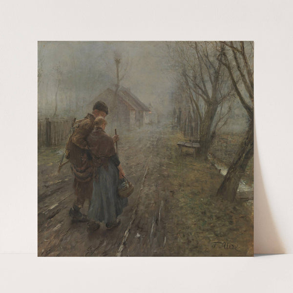 Schwerer Gang (1890) by Fritz von Uhde