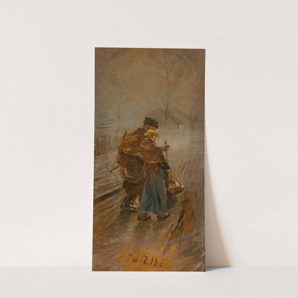 Schwerer Gang by Fritz von Uhde