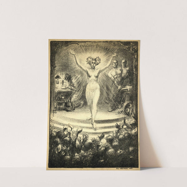 Science travail (1903) by Théophile Alexandre Steinlen