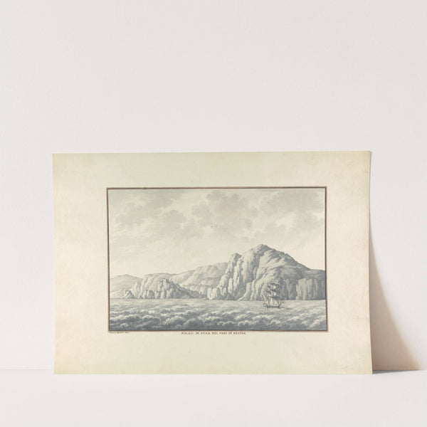 Scoglio di Silla nel Faro di Mesina by Giovanni Battista Borra