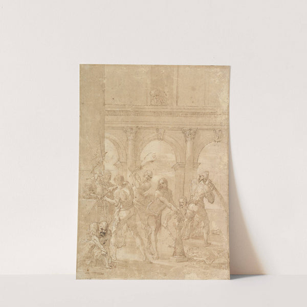 Scourging of Christ by Aureliano Milani