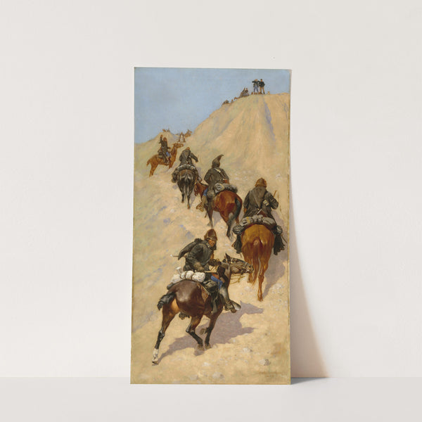Scouts Climbing a Mountain (1891) by Frederic Remington