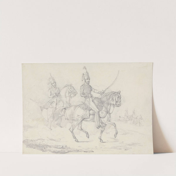 ‘Scraps’, No. 39: Mounted Hussars (1823) by Henry Thomas Alken