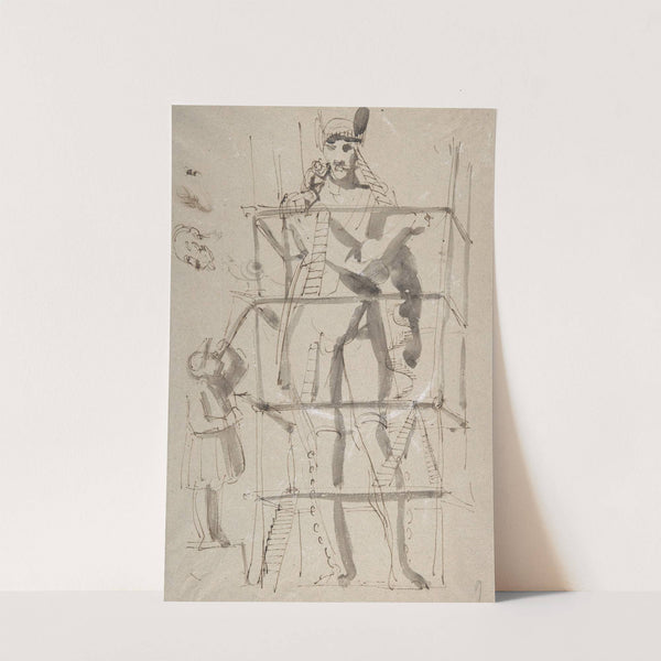 Sculptor at Work on a Colossal Statue by Carl August Ehrensvärd