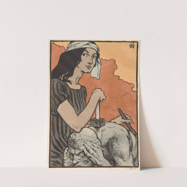 Sculptress by Eugène Grasset