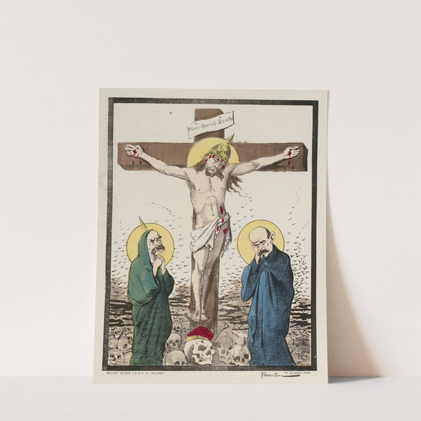 Se figuent-ils avoir perverti le Christ yayaya (1871) by Faustin Betbeder