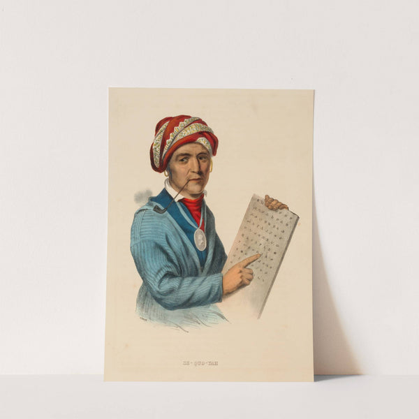 Se-Quo-Yah (ca. 1837-1844) by Charles Bird King