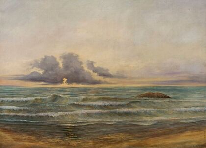Sea at Biarritz (1880)