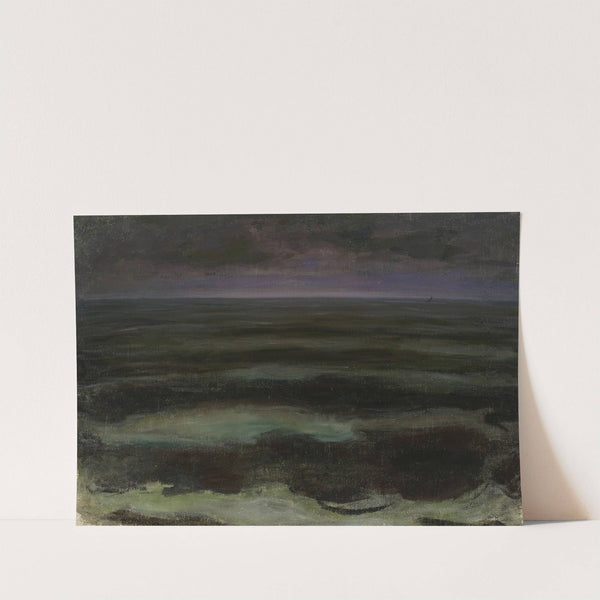 Sea at night (circa 1897) by Władysław Ślewiński