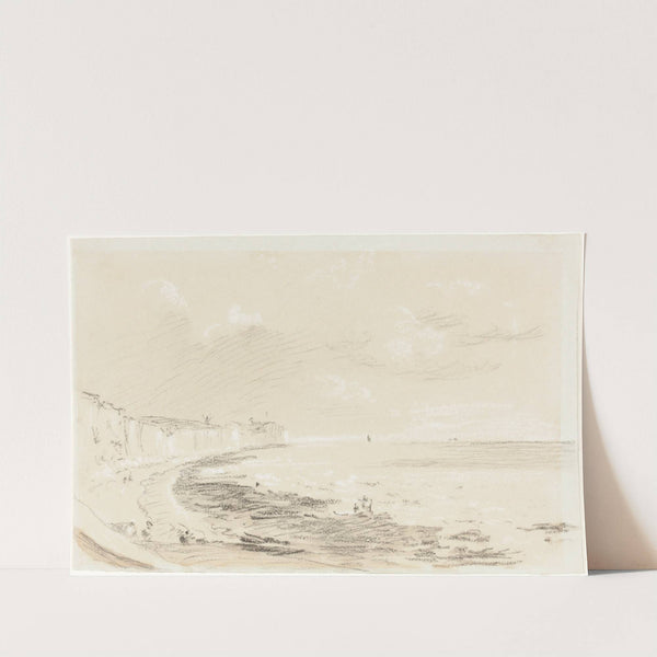 Sea Coast Scene by British 19th Century