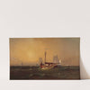 Sea Scene with Boats (1873) by Franklin D. Briscoe