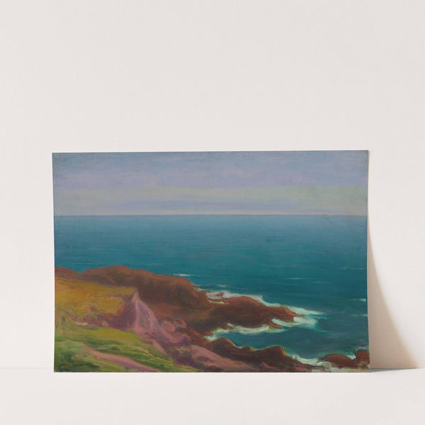 Sea with Reddish Rocks (1904) by Władysław Ślewiński