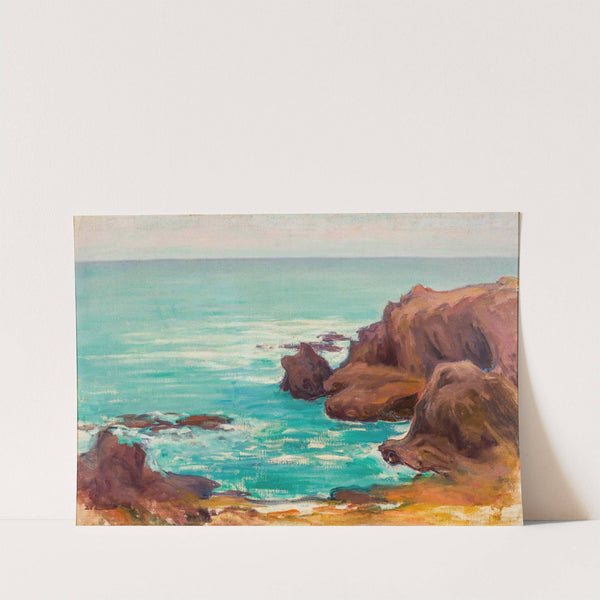 Sea with white waves (1911) by Władysław Ślewiński