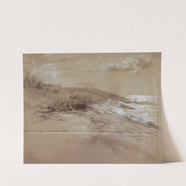 Seacoast With Scrub Pines, Prout's Neck, Eastern Point by Winslow Homer