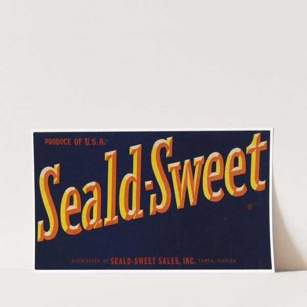 Seald-Sweet Produce Label (1930-1950)