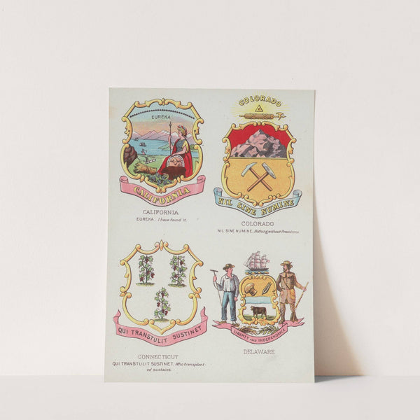 Seals and coats of arms of America Pl.03 (1902) by Chase & Sanborn