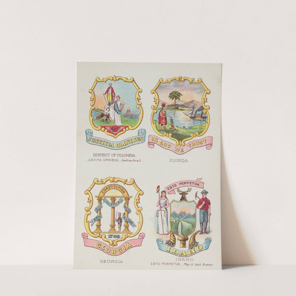 Seals and coats of arms of America Pl.04 (1902) by Chase & Sanborn