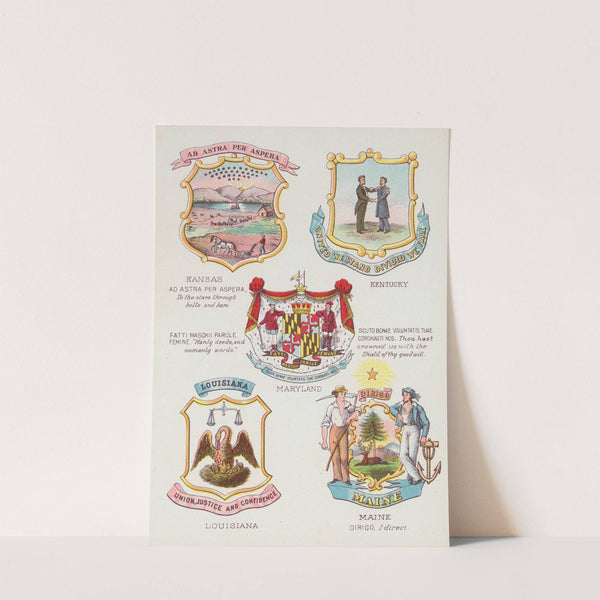 Seals and coats of arms of America Pl.06 (1902) by Chase & Sanborn