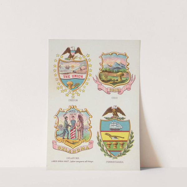Seals and coats of arms of America Pl.10 (1902) by Chase & Sanborn