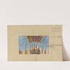 Seamen’s Ballad: Drop Painted as Canopy of Hot-Air Balloon Over City (1934-1943) by Manuel Essman