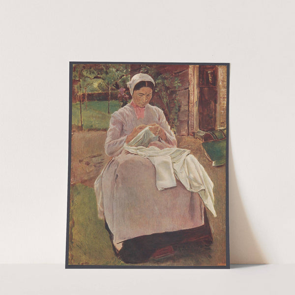 Seamstress (1904) by Max Liebermann