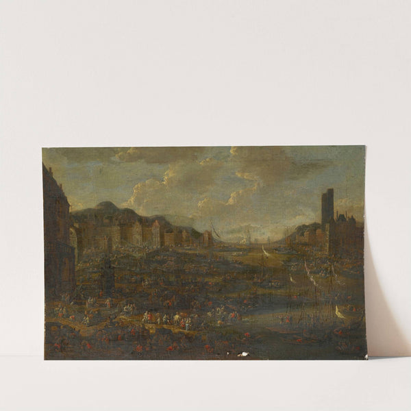 Seaport II by Adriaen Frans Boudewijns