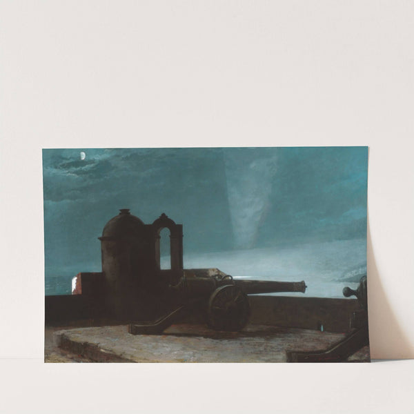 Searchlight on Harbor Entrance, Santiago de Cuba by Winslow Homer