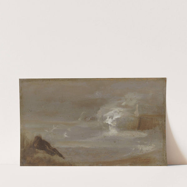Seascape (mid-19th century) by Jean-Baptiste Carpeaux