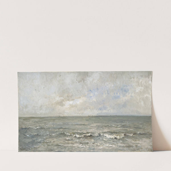 Seascape (1876) by Charles François Daubigny